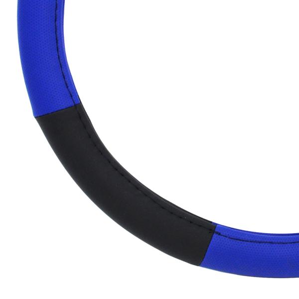 Xkeribom Lenkradbezug 37-38cm Lenkradschoner Lenkradschutz Schwarz Blau